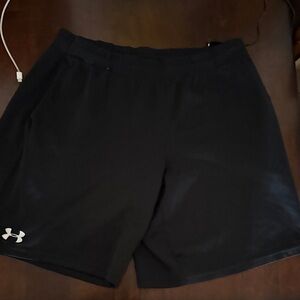 Under Armour Black Men's Performance Athletic Shorts